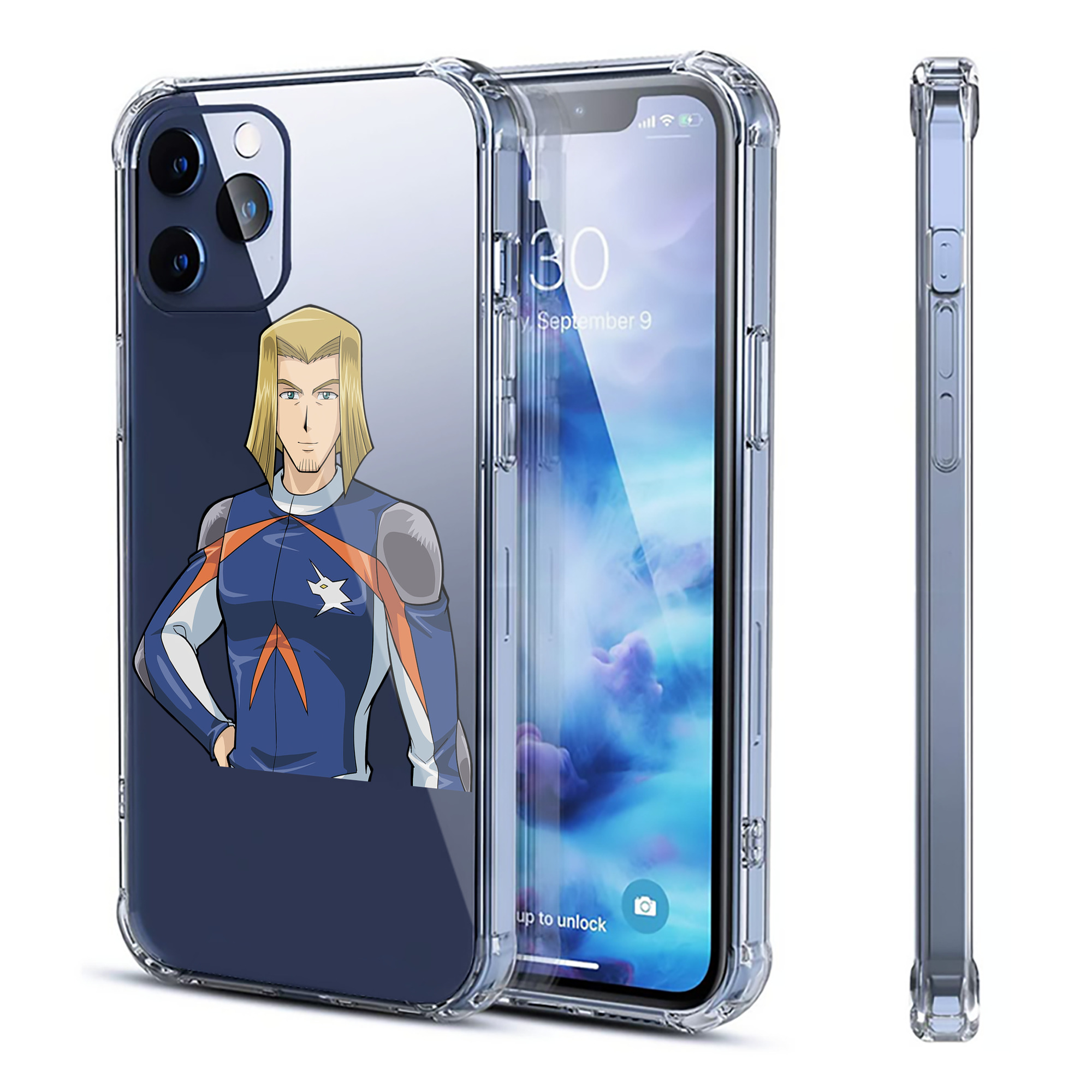 （画像用） 遊☆戯☆王 Yu-Gi-Oh! 【iPhone 12シリーズ対応】透明スマホケース（クリアソフトケース）
